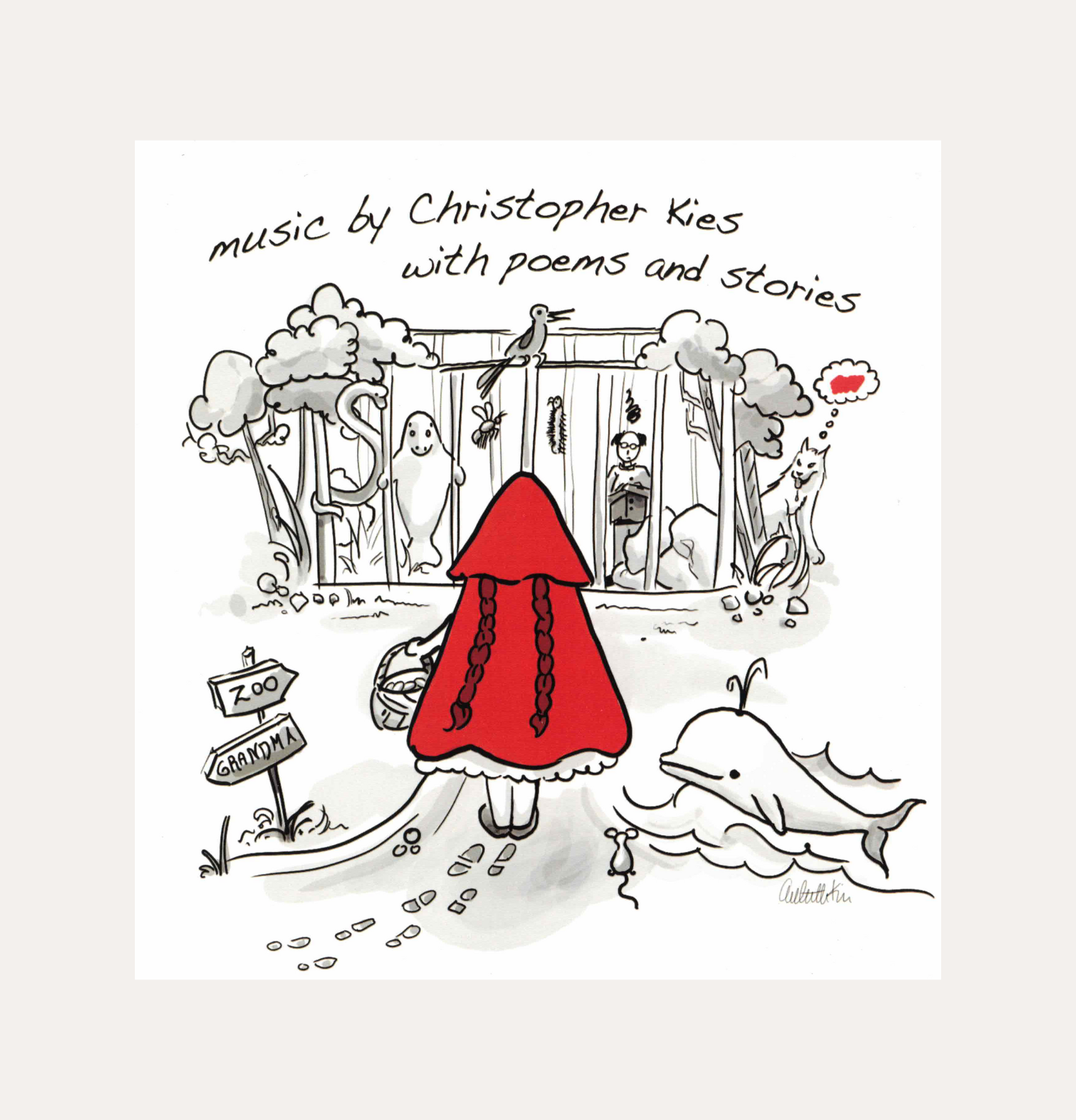 Cover of Music by Christopher Kies with Poems and Stories, album entry